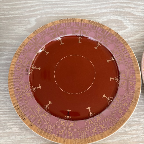 Anthropologie THE HONORA STONEWARE DESSERT PLATE SET OF 4 - Picture 6 of 12